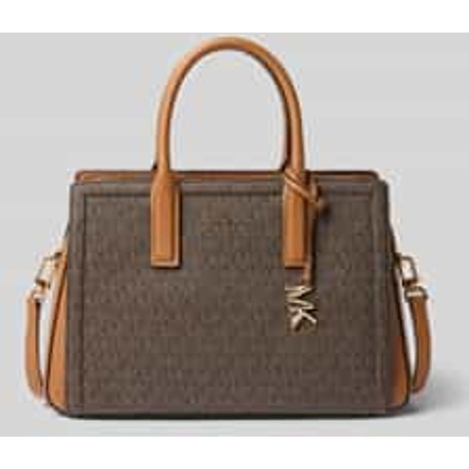 Michael Kors Laila Medium Handtas Dames - Leer - Bruin/AcGoudn