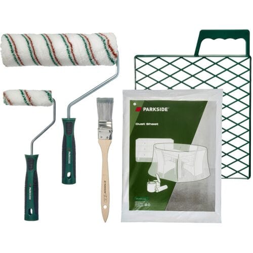 PARKSIDE Muurverfset of verfroller met telescopische steel (Schilder set 7)