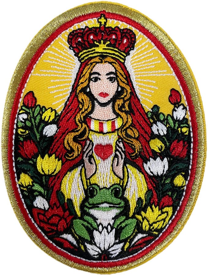 Fjesta© Oeteldonk embleem - Maria met bloemen