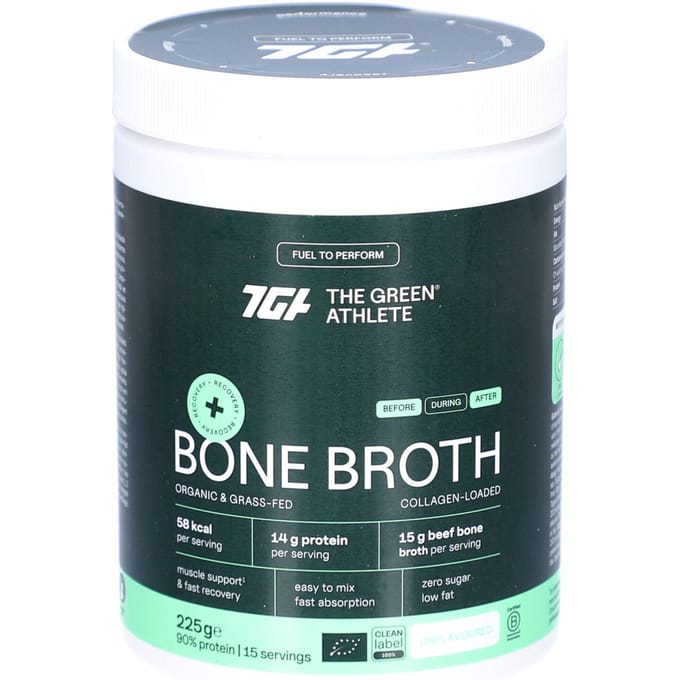 The Green Athlete Beef Bone Broth BIO 225 Poeder