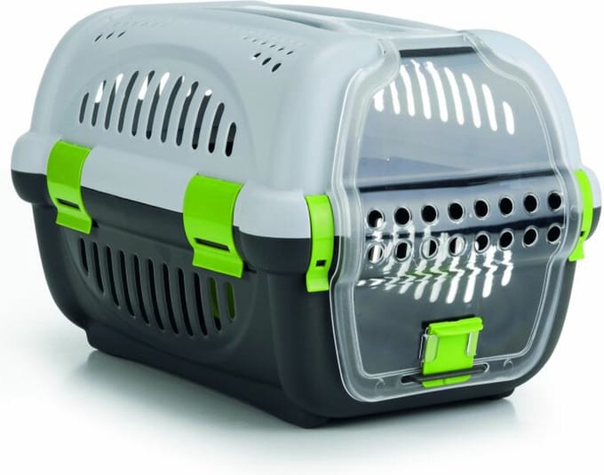 Beeztees Rhino Reismand Kat - Grijs/Groen - 51x34,5x33 cm