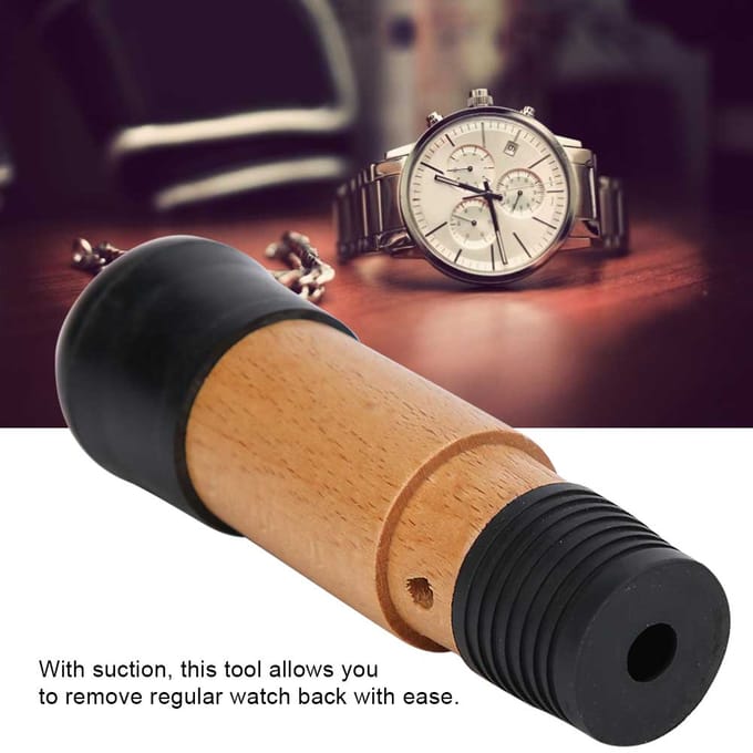 Horloge Achterdeksel Opener Deksel Openen Zuignap Horlogemaker Reparatiegereedschap black