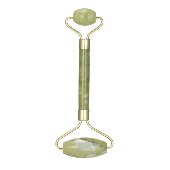Jade Roller Set Jade Gezichtsrollers & Schraper voor Huidverzorging Anti-aging Gezicht Oog Hals Schoonheidsroller groen