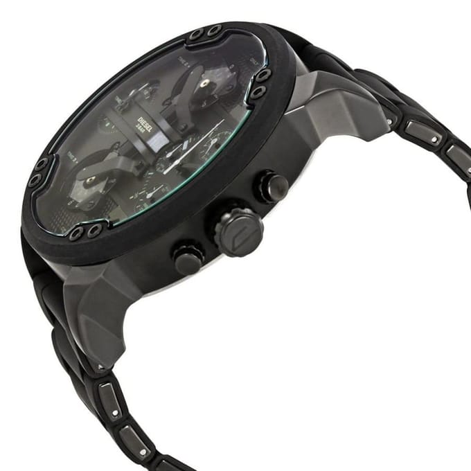 Diesel Mr Daddy 2.0 DZ7396 Zwart Heren Chronograaf Horloge