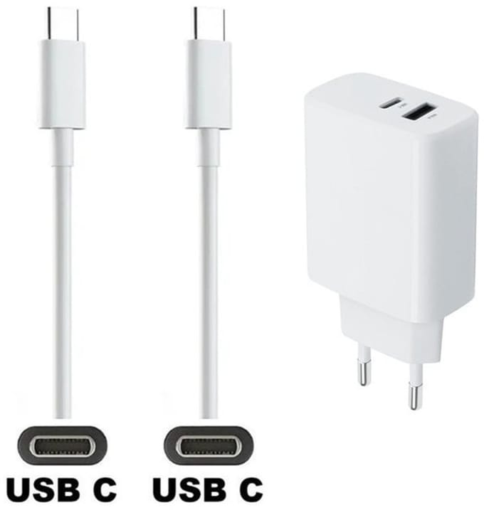 OneOne 25W super snellader met 2 poorten. Oplader met sterke 1,5m USB C naar C kabel. PD lader adapter past op Google Pixel 5, Pixel 5a, Pixel 6, Pixel 6a, Pixel 6 Pro, Pixel 7, Pixel 7a, Pixel 7 Pro, Pixel 8, Pixel 8a