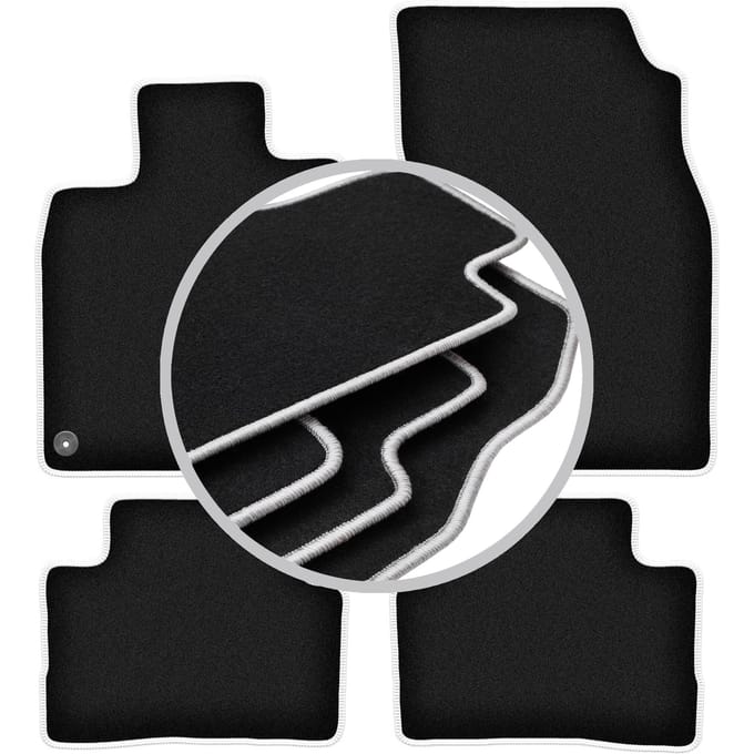 CARLUX-SILVER automatten voor: Nissan Qashqai II J11 crossover (2013-)