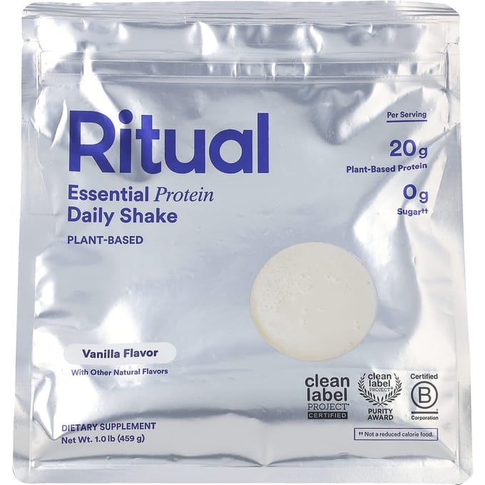 Ritual, Essentiële Eiwit Dagelijkse Shake, Vanille, 1 lb (459 g)