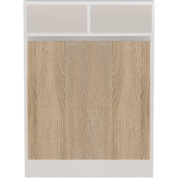 Opklapbare Eettafel - Stijlvol Eiken Design - Ruimtebesparend 70x90x15cm - Duurzaam Melamine Materiaal