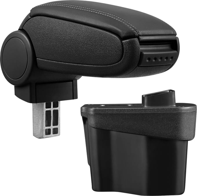 Armsteun voor Kia Rio III UB 2011-2017 kunstleer zwart