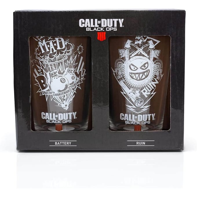 Call of Duty Twee Sets van Glazen in een Presentatiedoos