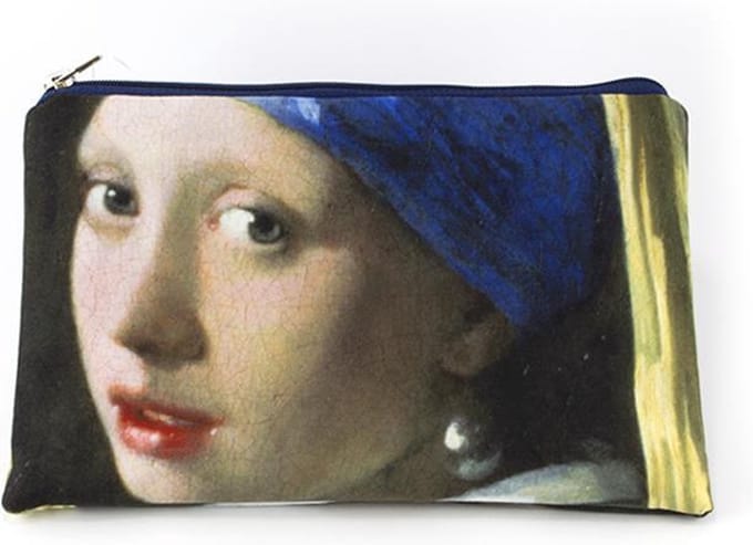 Toilettasje, Vermeer, Meisje met de parel