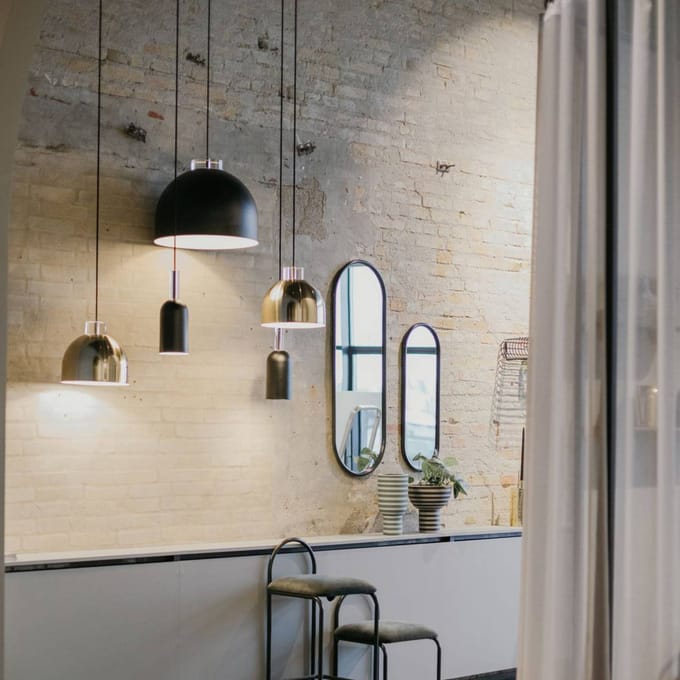 AYTM Luceo Hanglamp rond - zwart - Ø 45 cm
