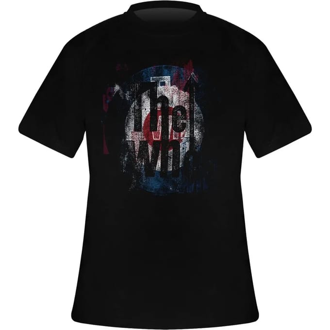 T-shirt Rock à Gogo The Who Target Texture