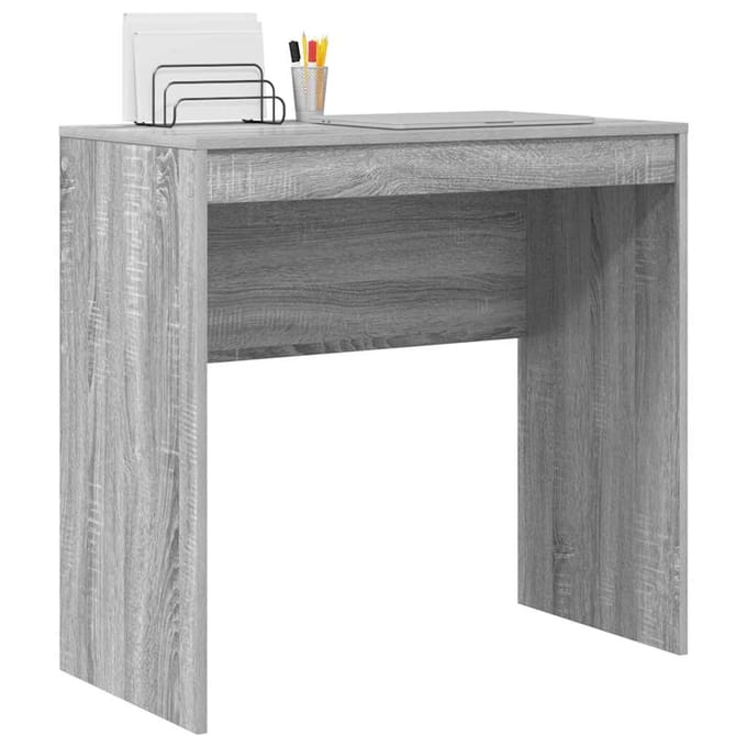 vidaXL - Bureau - Grijs - Sonoma - 80 - x - 40 - x - 76 - cm