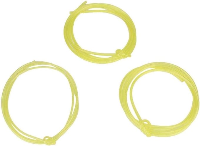 Brandstofslang Set - Slang Buis - Motor Onderhoud - Hoge Kwaliteit Plastic - 1.5 Meter - Geel