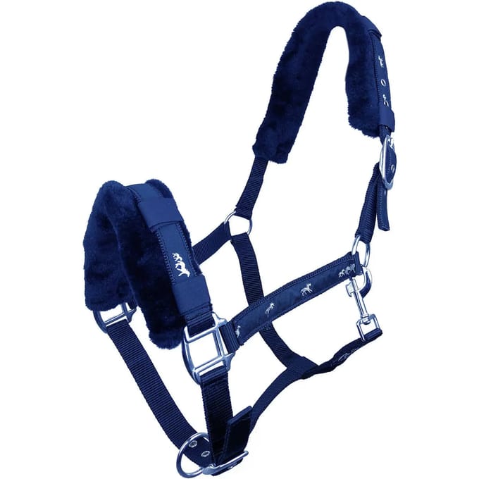 York Parys Halster Blauw Cob - Comfortabel en verstelbaar