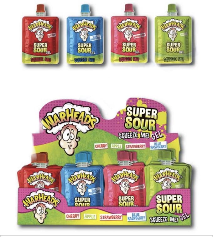 Warheads Tongue Attack Gel 32x 20 gr.
