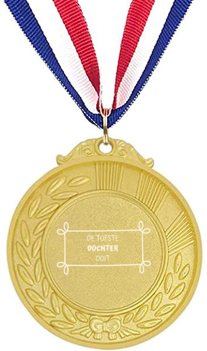 Akyol - de tofste dochter ooit medaille goudkleuring - Dochter - familie - cadeau