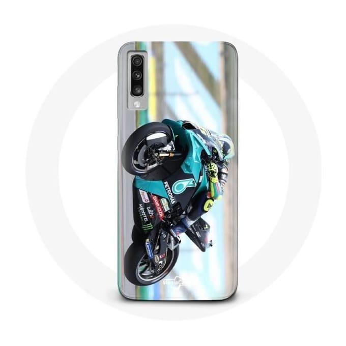 Coque Samsung Galaxy A70 Valentino Rossi pilote de moto