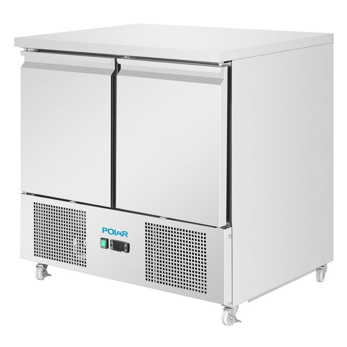 Polar U-serie Geventileerde 2-deurs saladette 257L