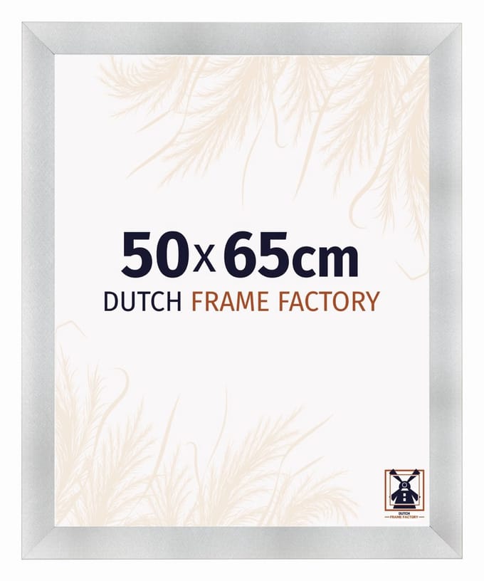 Fotolijst 50x65 cm - MDF - Aluminium Geborsteld - Praag