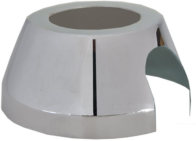 Riko Rozet voor Muurplaatkoppeling - 1/2"x12mm - Chroom