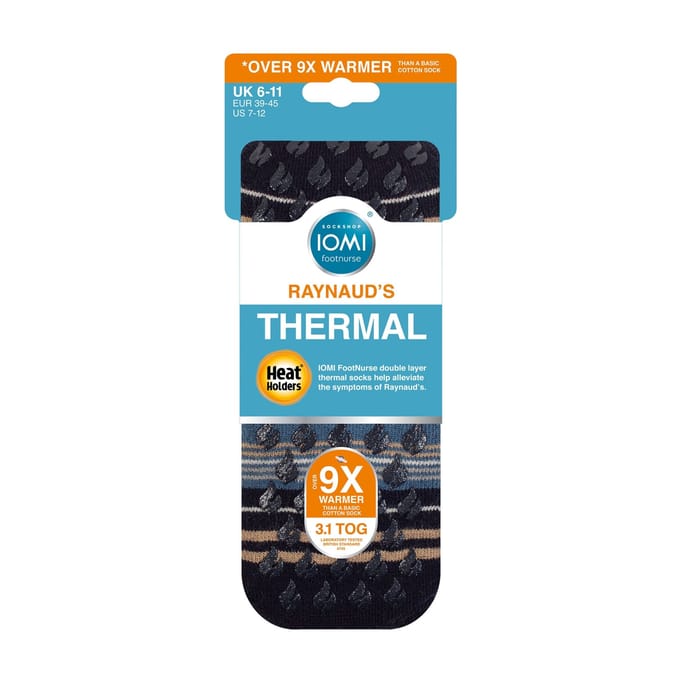 1 Pack Dikke 3.1 TOG Antislip Thermo Slippersokken voor Raynaud's