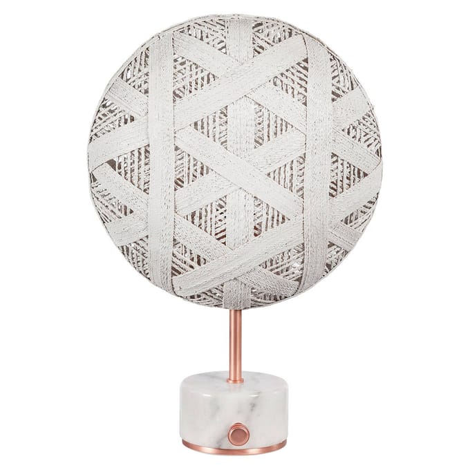 Forestier Chanpen S Hexagonal tafel koper/wit