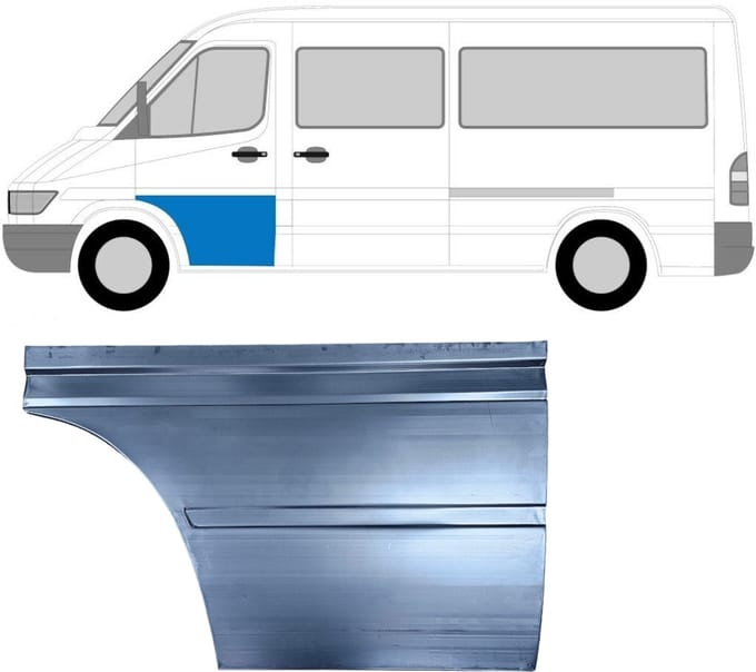 Reparatiepaneel voor deur voor Mercedes Sprinter 1995-2006 / Links