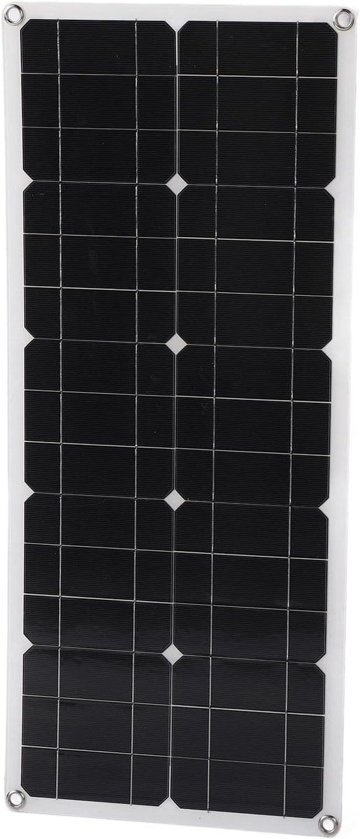 Zonnepaneel Set - Draagbare Lader - Buiten Opladen - Met Laadregelaar - 100W - Zwart