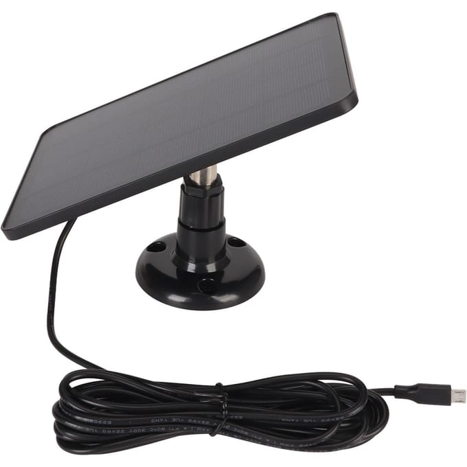 Camera Zonnepaneel IP65 Waterdicht Camera Oplader 5V 4W Hoge Efficiëntie voor Micro USB C Wit zwart