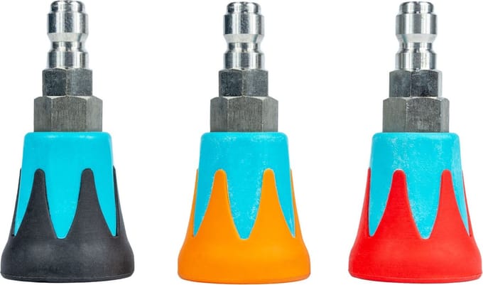CARBON COLLECTIVE - PRO - Stainless Steel Nozzle Set With Protection - 3-Pack