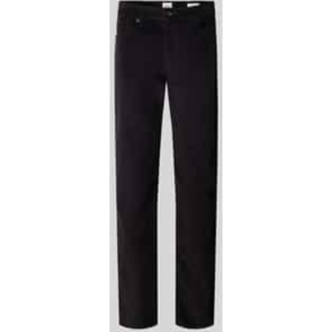 straight fit corduroy broek van katoenmix model 'Mythos Flex Cord'