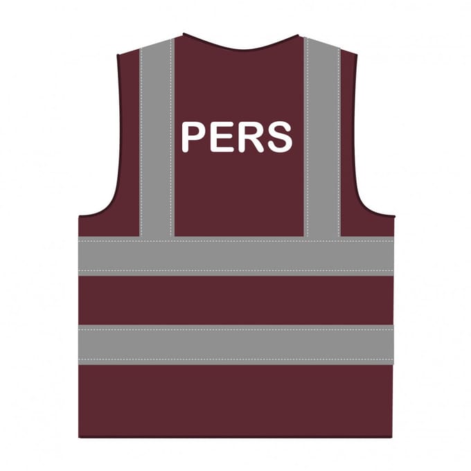 Pers hesje RWS bordeauxrood