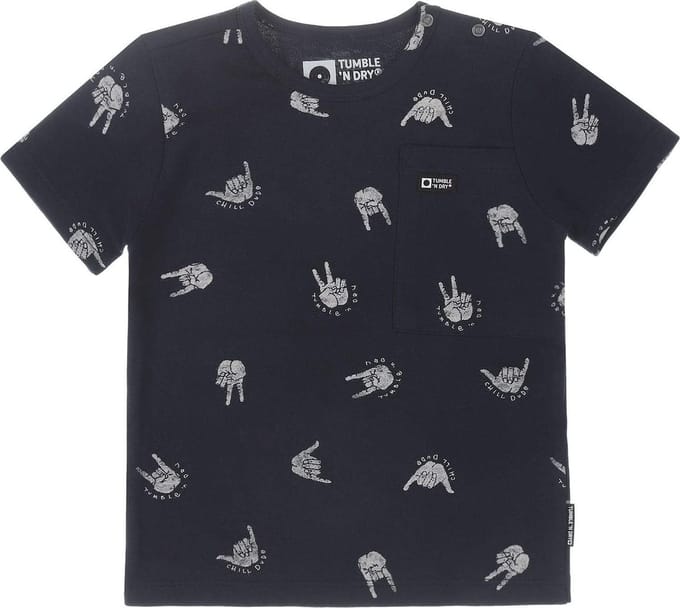 Tumble 'n dry Jongens Shirt Trever - Blue Dark - Maat 68