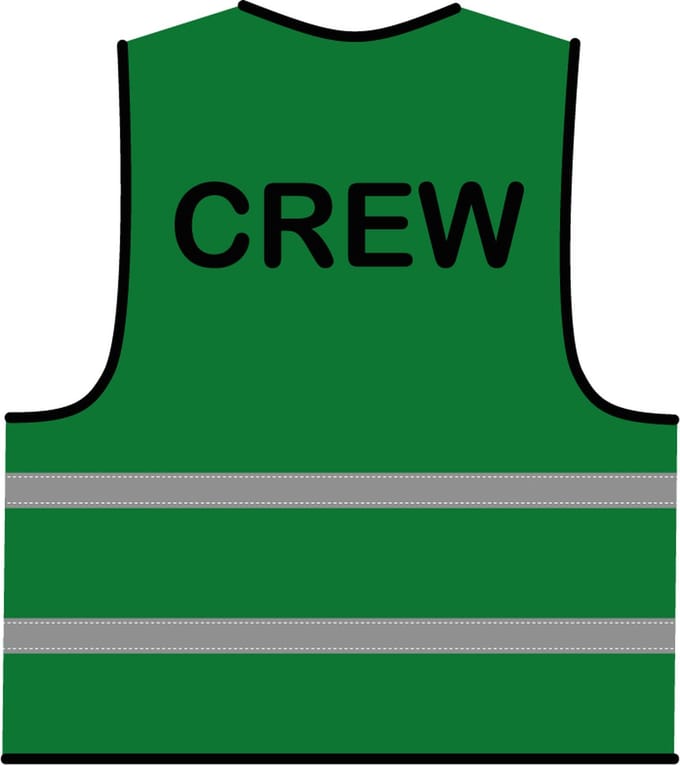 Crew hesje groen