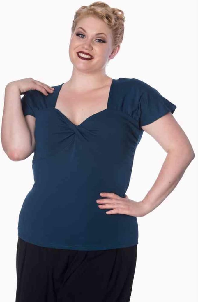 Dancing Days - SHE WHO DARES Top - L - Blauw