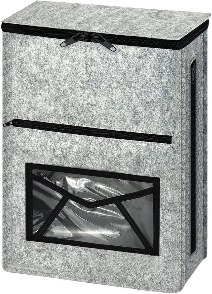Brievenbakje - Postvanger Deur - Post Opvangen - Zonder Brievenbakje - 40 x 48 cm - Grijs