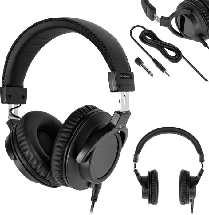 Krüger&Matz DJ Serie - Over-ear DJ Hoofdtelefoon - 50mm Neodym - 32 Ohm - 98 dB