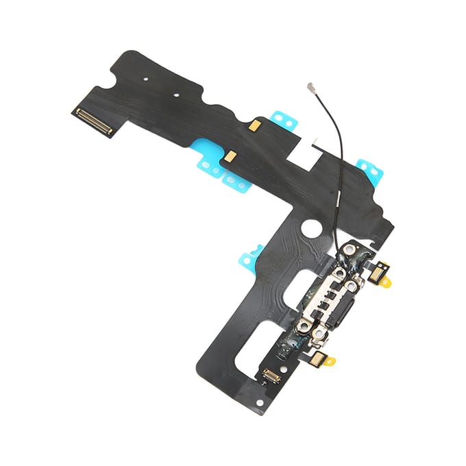 Oplaadpoortmodule USB-oplaadpoort Dockconnector Microfoon Signaalantenne Flexkabelmodule zwart