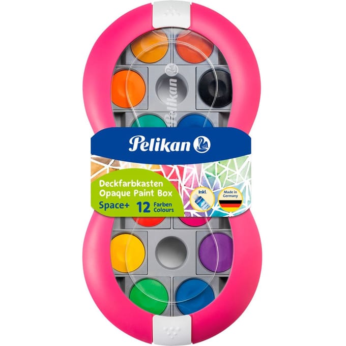 Pelikan dekverfdoos Space+ 735 SP/12 - magenta - 12 kleuren