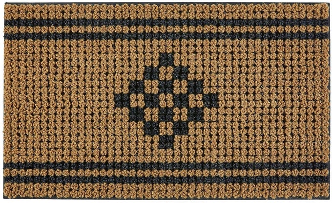 MD Entree - Deurmat - Kokosmat - Rivièra Ornament - 45 x 75 cm