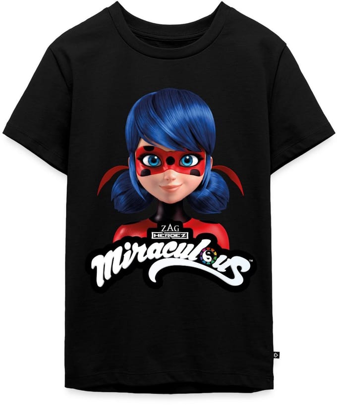 Miraculous Ladybug Met Logo Premium T-Shirt Tiener