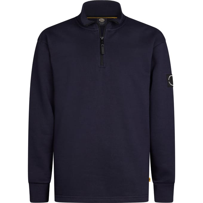 Petrol Industries - Jongens Half-Zip Sweater Skagit - Blauw