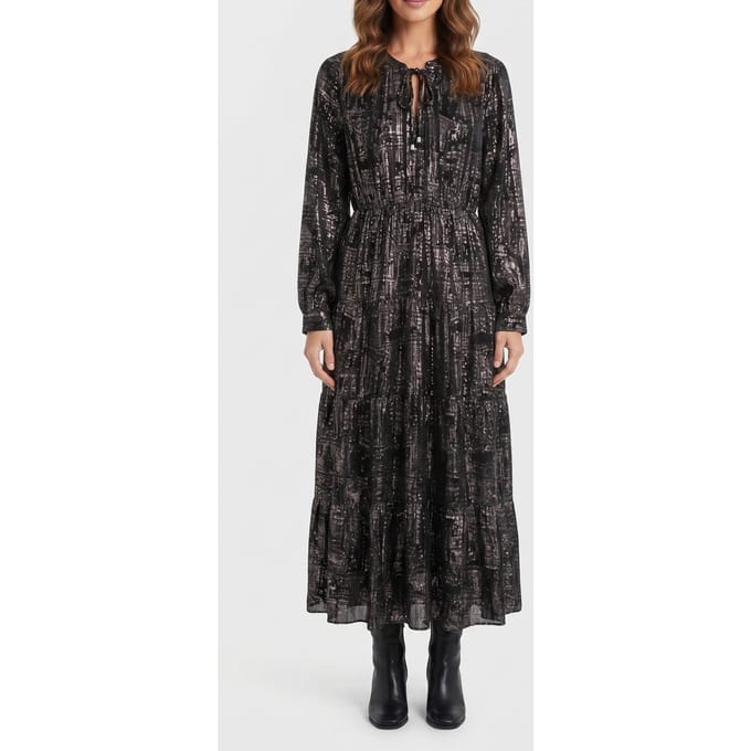 BA&SH Robe Sophie Noir Taglia: S | Maxi abiti Outlet | Donna
