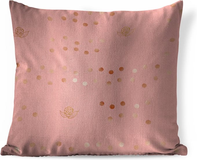 Sierkussens - Kussentjes Woonkamer - 60x60 cm - Roos - Roze - Patronen