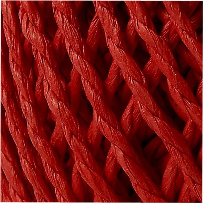 Papier Garen, dikte 2,5-3 mm, rood, 150 gr, 40 m/ 1 bol