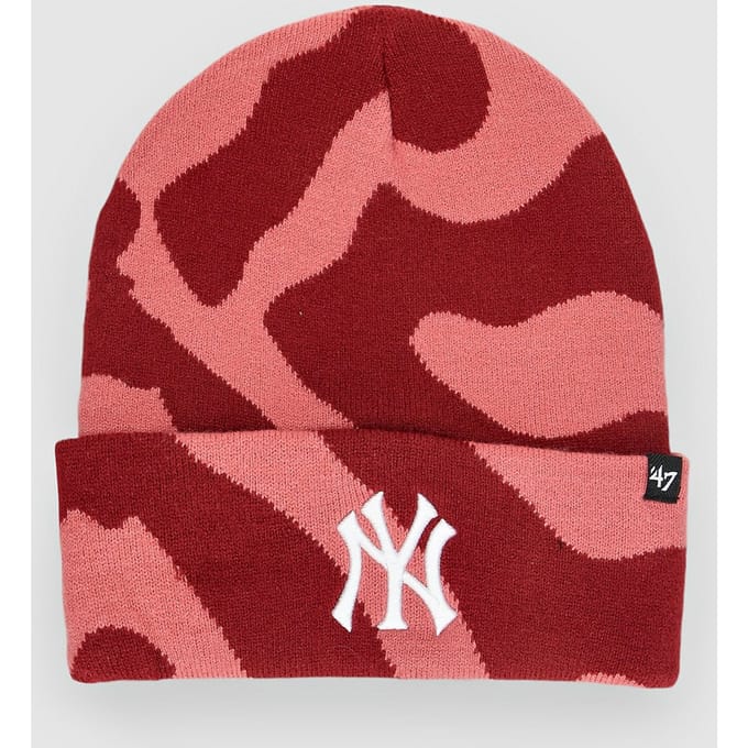 47Brand Mlb Yankees Freeform '47 Cuff Knit Muts rood
