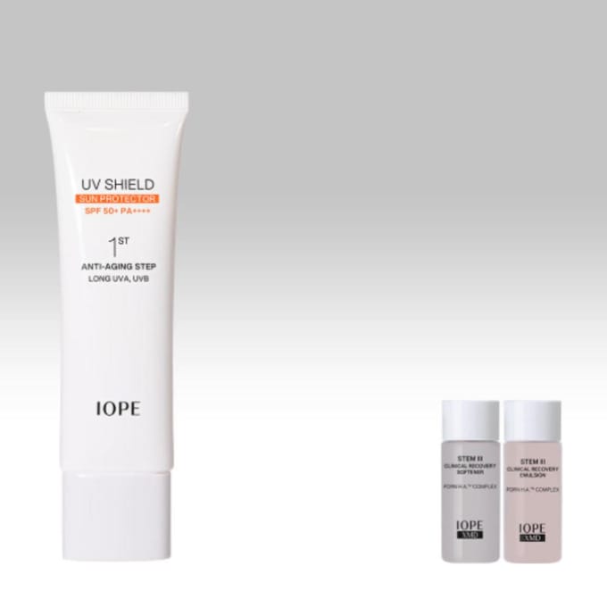 IOPE UV Shield Sun Protector EX SPF50+ PA++++ 60ml Anti-Aging Dagelijkse Zonnebrandcrème 1 Stuk