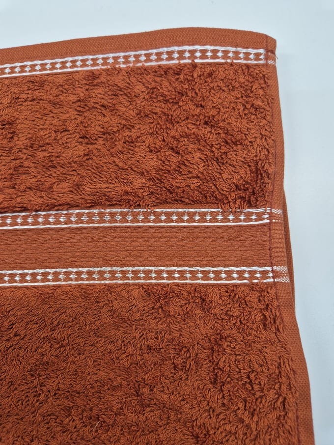 Luxe Handdoek - Bruin - 50 x 100 cm